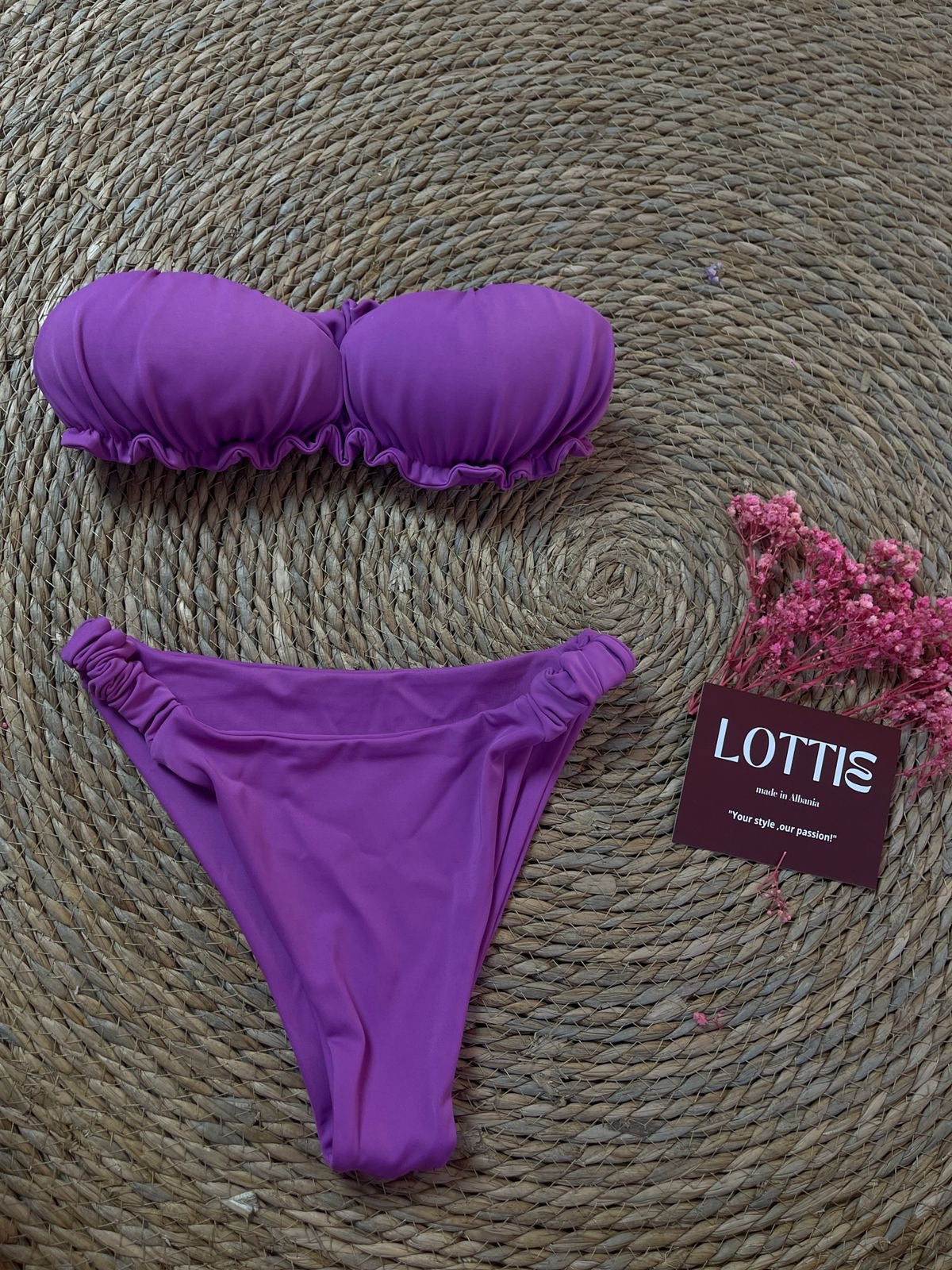 Purple bikini set